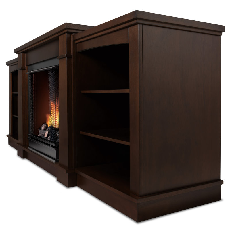 Real Flame Hawthorne 75" TV Stand with Gel Fireplace & Reviews Wayfair